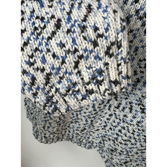 Talbots Sweater XL Petite Roll Mock Neck Pullover Knit Plus Cotton Blend Coastal - Picture 9 of 9